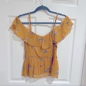 Abercrombie Yellow Top